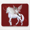 Angel Heart Unicorn White Beauty 5 mousepads by UnicornDreams Angel Heart Unicorn White Beauty 5 mousepads