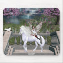 Angel Heart Unicorn White Beauty 6 mousepads by UnicornDreams Angel Heart Unicorn White Beauty 6 mousepads