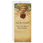 ANGEL HEART WAX SEAL PARCHMENT MONOGRAM invitations