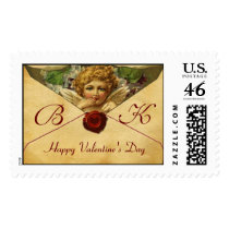 ANGEL HEART WAX SEAL PARCHMENT Monogram Stamp