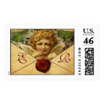 ANGEL HEART WAX SEAL PARCHMENT Monogram Stamp