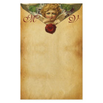 ANGEL HEART WAX SEAL PARCHMENT Monogram Stationery