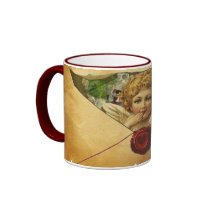 ANGEL HEART WAX SEAL PARCHMENT MUG