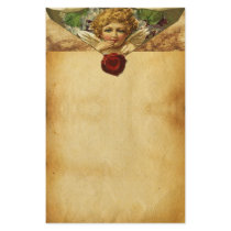 ANGEL HEART WAX SEAL PARCHMENT CUSTOMIZED STATIONERY