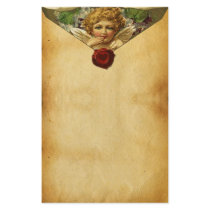 ANGEL HEART WAX SEAL PARCHMENT CUSTOMIZED STATIONERY