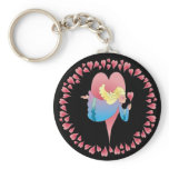 ANGEL HEARTS by SHARON SHARPE Keychain