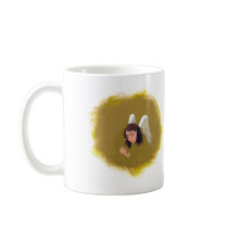 Angel help assistance caring original art painting mugs
