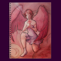 Angel Holding Cup notebooks