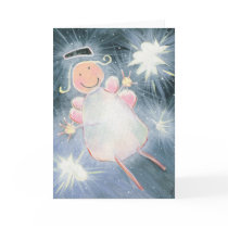 Angel Holiday Card