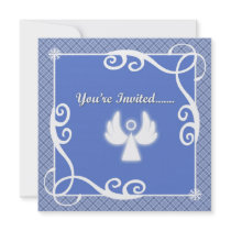 Angel Holiday Party Invitations