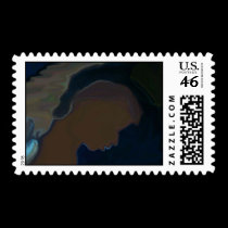 Angel Holiday Postage Stamp