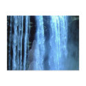 Angel in a waterfall post card postcards