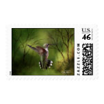 Angel in Flight - Hummingbird Postage Stamp