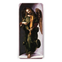 Angel in Green with a Vielle by Leonardo da Vinci Announcement