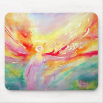 Angel in Heaven Aura Silk Art Painting Mouse Pad mousepads by Lornie Angel in Heaven Aura Silk Art Painting Mouse Pad mousepads
