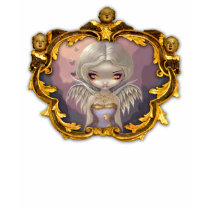 Angel in Lilac gothic rococo fairy Shirt by strangeling Angel in Lilac gothic rococo fairy Shirt