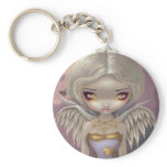 "Angel in Lilac" Keychain