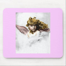 angel in photo mousepads