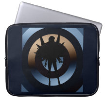 Angel in Silhouette 'I am Here" Laptop Sleeve