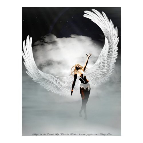 Angel In the Clouds By Michelle Wilder print
