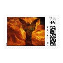 Angel in the Fire Stamp