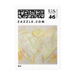 Angel Inspirational Word Painting Postage Stamp Angel Inspirational Word Painting Postage Stamp