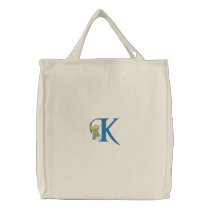 Angel K embroidered bags by ZazzleEmbroidery Angel K embroidered bags