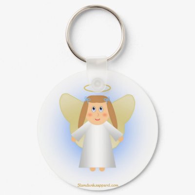 Angel keychain by slamdunksapparel