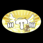 Angel Kilroy Oval Sticker