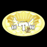 Angel Kilroy Oval Sticker