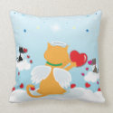 Angel Kitties Daylight Pillow throwpillow