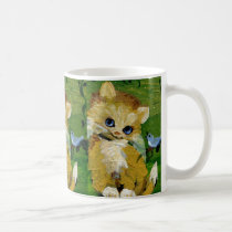 Angel Kitty and Bluebird mugs