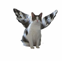 Angel Kitty Key Chain photo sculptures