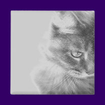"Angel Kitty" Portrait magnets