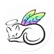 Angel Kitty Sticker