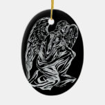 Angel Kneeling Christmas Tree Ornaments