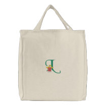 Angel L embroidered bags by ZazzleEmbroidery Angel L embroidered bags