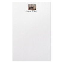 Angel Letterhead, Angel Wings Stationery Design