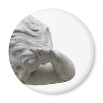 Angel looking out magnets