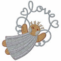 Angel Love embroidered shirts by Embroidery4U Angel Love embroidered shirts