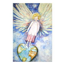 ANGEL LOVE FOR THE WORLD POSTER ART posters