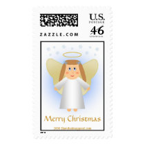 Angel - Merry Christmas stamp
