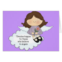 Angel Miracles Greeting Card