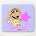 angel monkey mousepads by margaret40 angel monkey mousepads