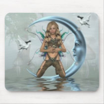 Angel Moon mousepads