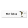 angel moroni comic bumper sticker