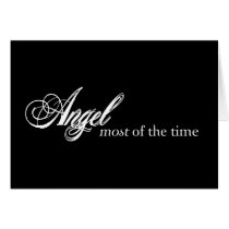 Angel Most of the Time Card
