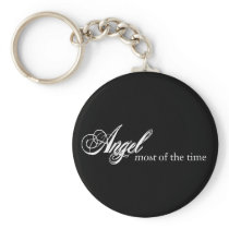 Angel Most of the Time Keychains