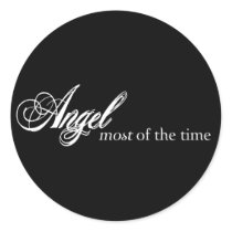 Angel Most of the Time Sticker