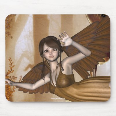 Angel Mousepad by AngelPearlGirl